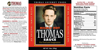 Mildly Hot Thomas Sauce
